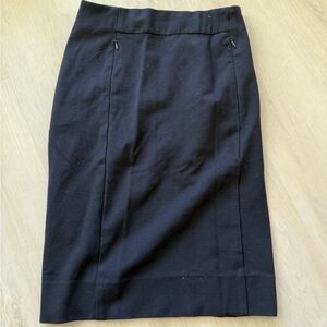 Diane Von Furstenberg Classic Navy Pencil Skirt